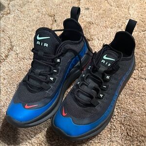 Black, Blue, & Red Nikes Big Kids size 4
